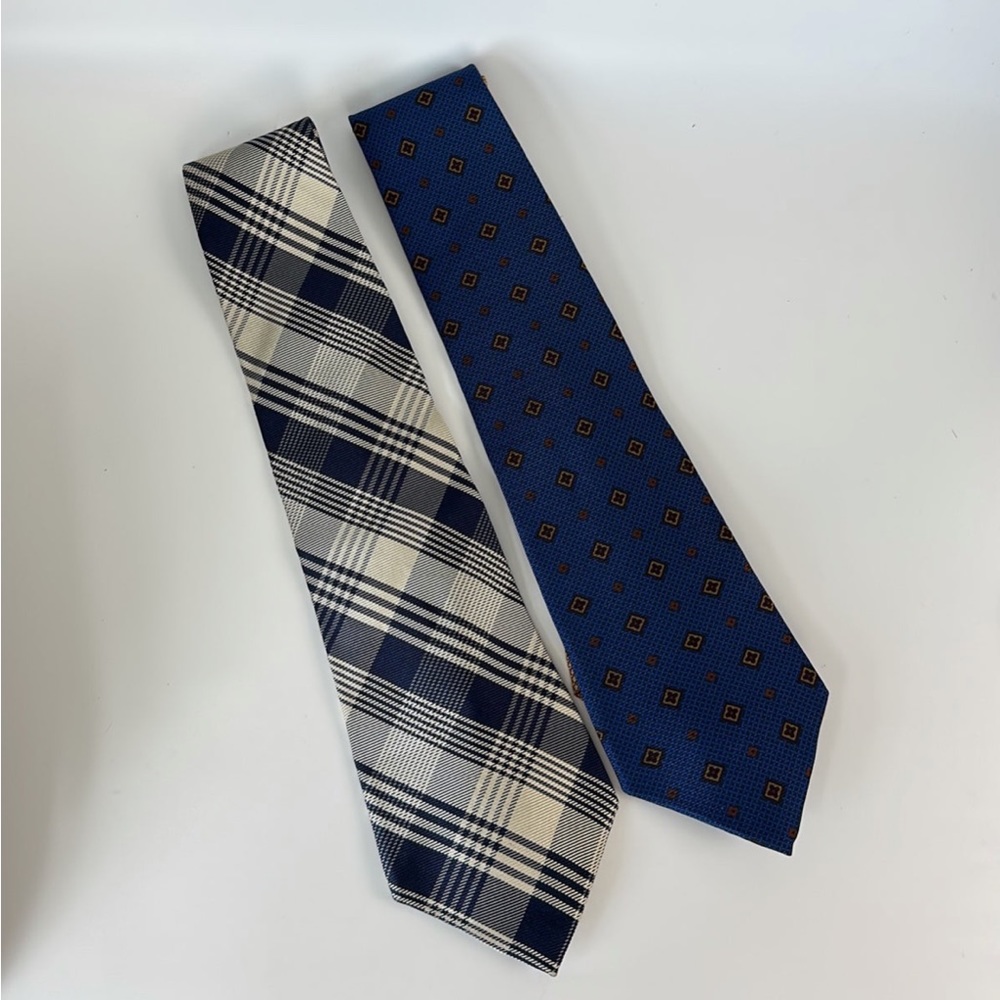 Tommy Hilfiger men’s blue silk neck ties bundle